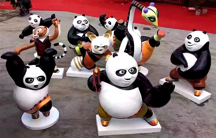 玻璃钢美陈雕塑02