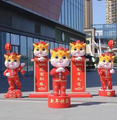 玻璃钢美陈雕塑